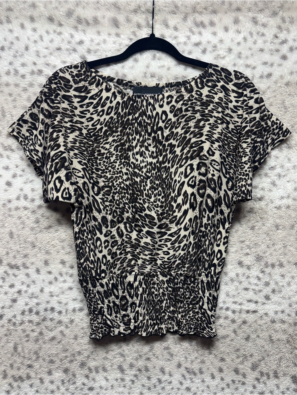 Y2K ISABELLA RODRIGUEZ ELASTIC HEMLINE TOP